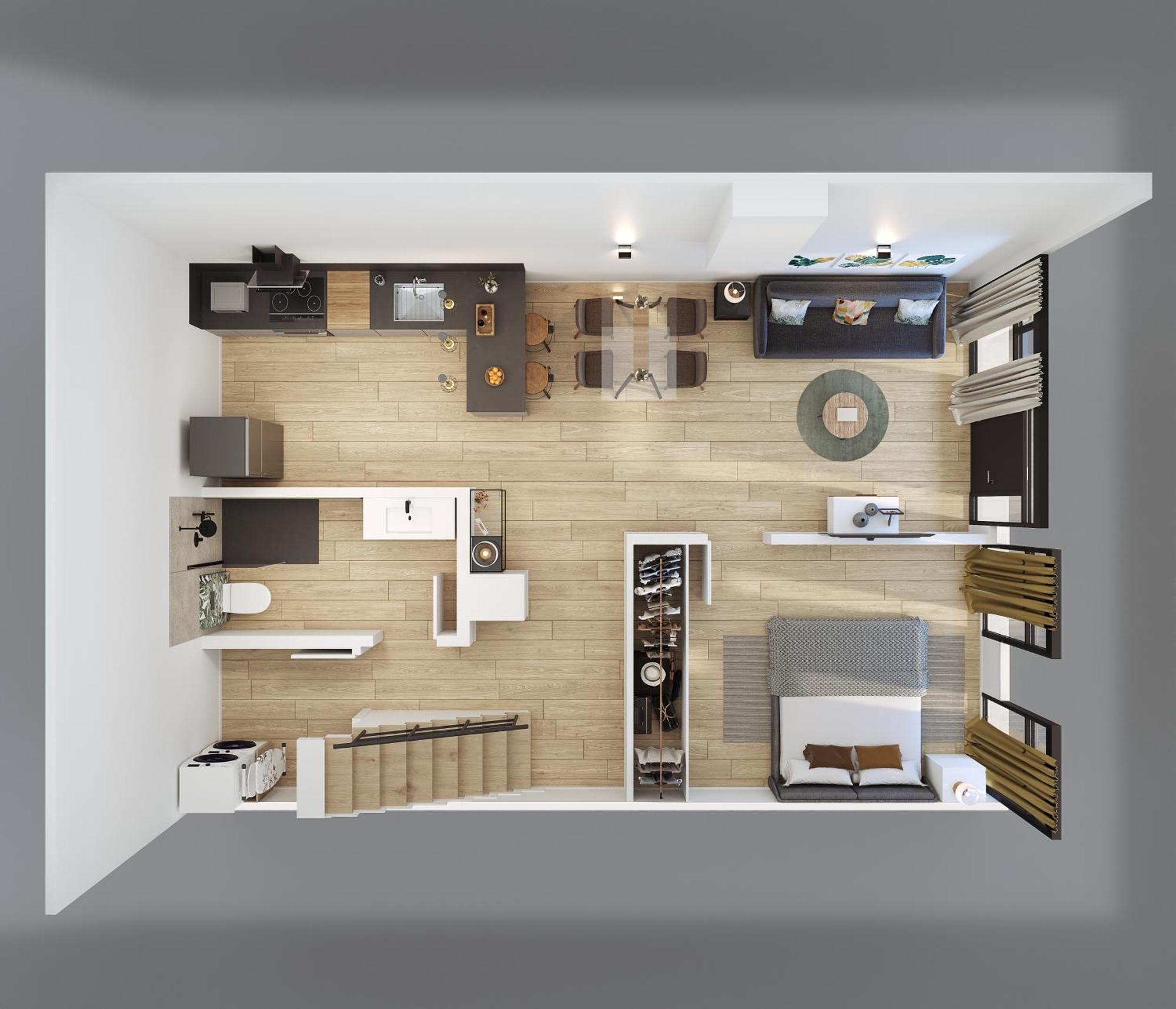 Duplex Moderno Y Acogedor Junto A Atocha Appartement Madrid Buitenkant foto