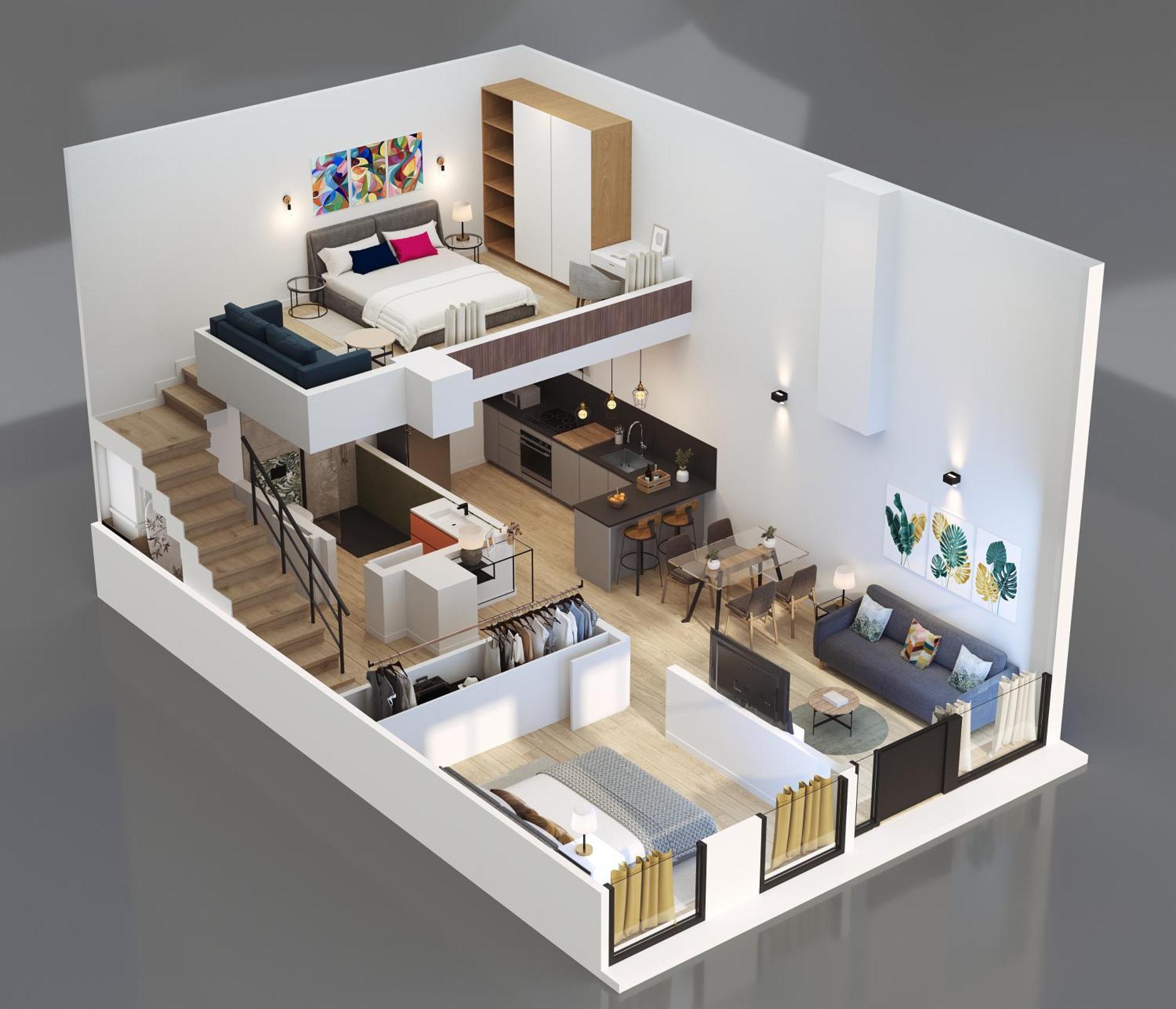 Duplex Moderno Y Acogedor Junto A Atocha Appartement Madrid Buitenkant foto